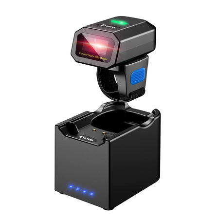 Eyoyo Bluetooth Ring Barcode Scanner & Wireless Charging Dock