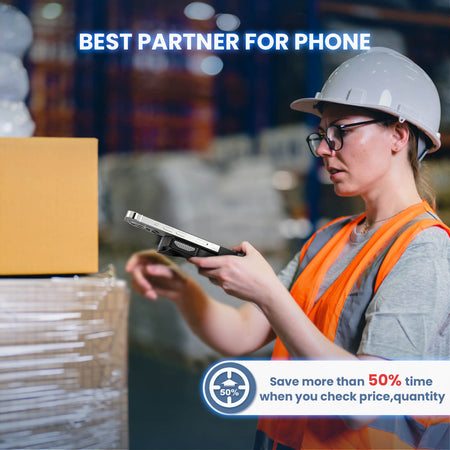 Eyoyo Wireless Back Clip Phone 2D Barcode Scanner