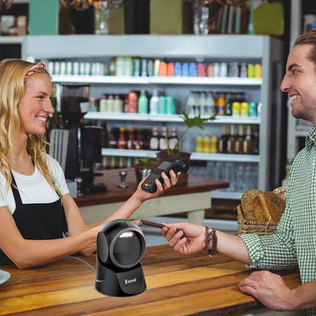Eyoyo 2D Desktop Automatic Barcode Scanner