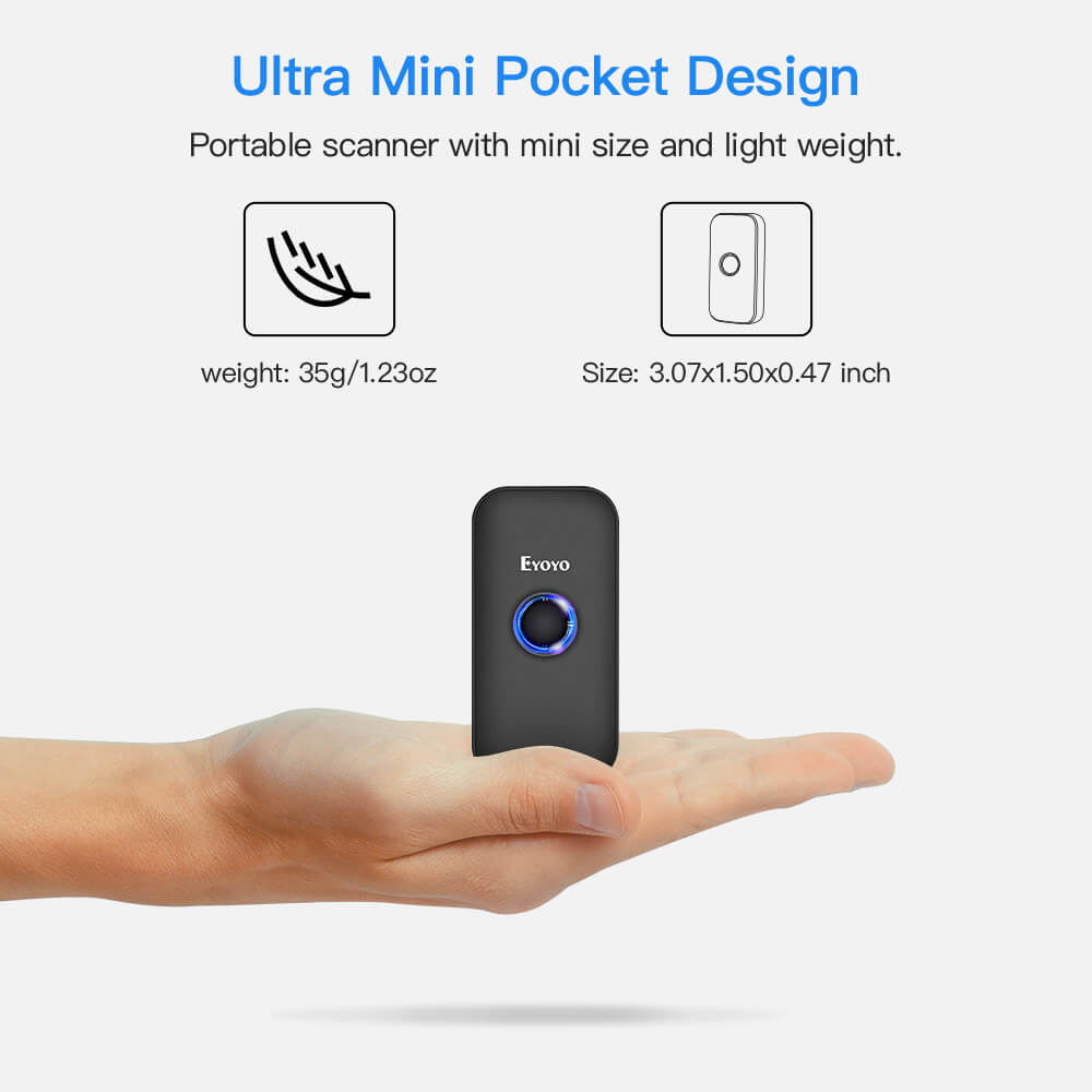 Eyoyo EY009L 1D laser mini pocket code reader.2