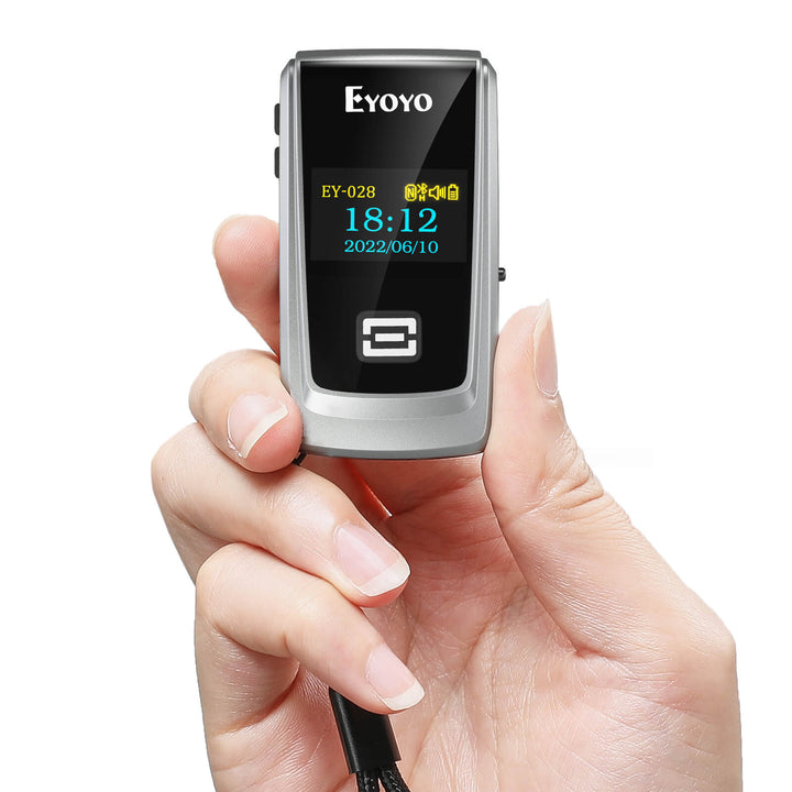 Eyoyo Mini Bluetooth QR Code Scanner With LCD Display