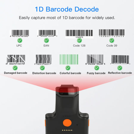 Eyoyo 1D Barcode Scanner, Phone Bluetooth Barcode Scanner