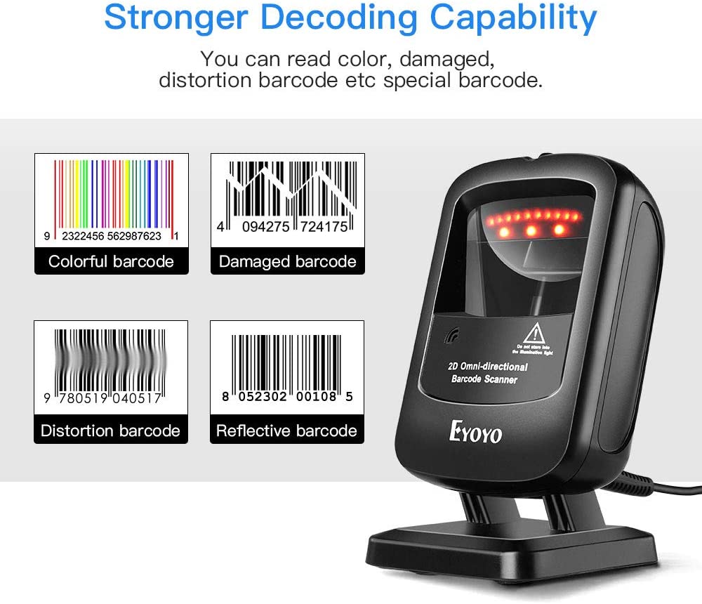Hands-free Barcode Scanner Series – Eyoyo scan