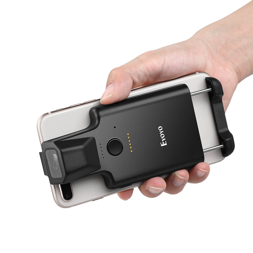 Back Label Scanner Eyoyo Phone Back Clip Bluetooth Barcode Scanner – Eyoyo scan