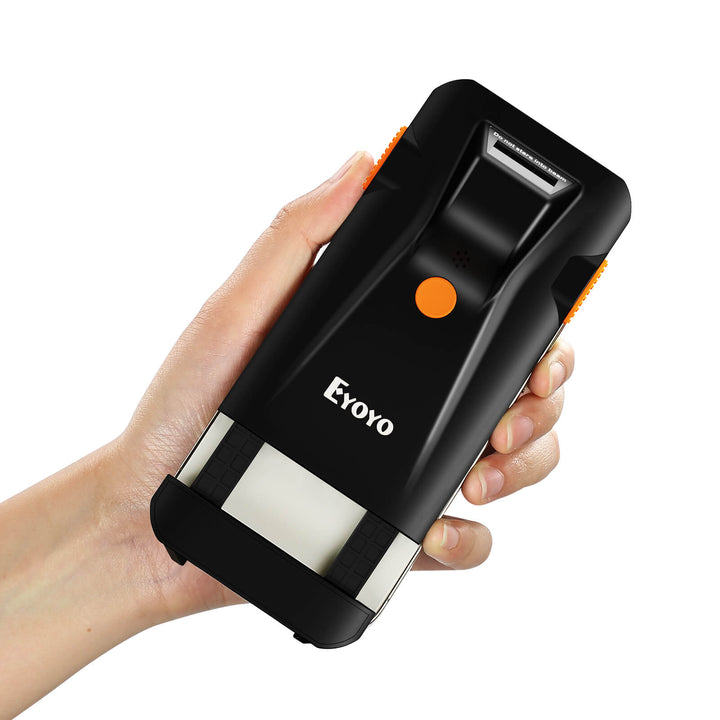 Eyoyo Mini 1D Bluetooth Barcode Scanner with Case, 3-in-1