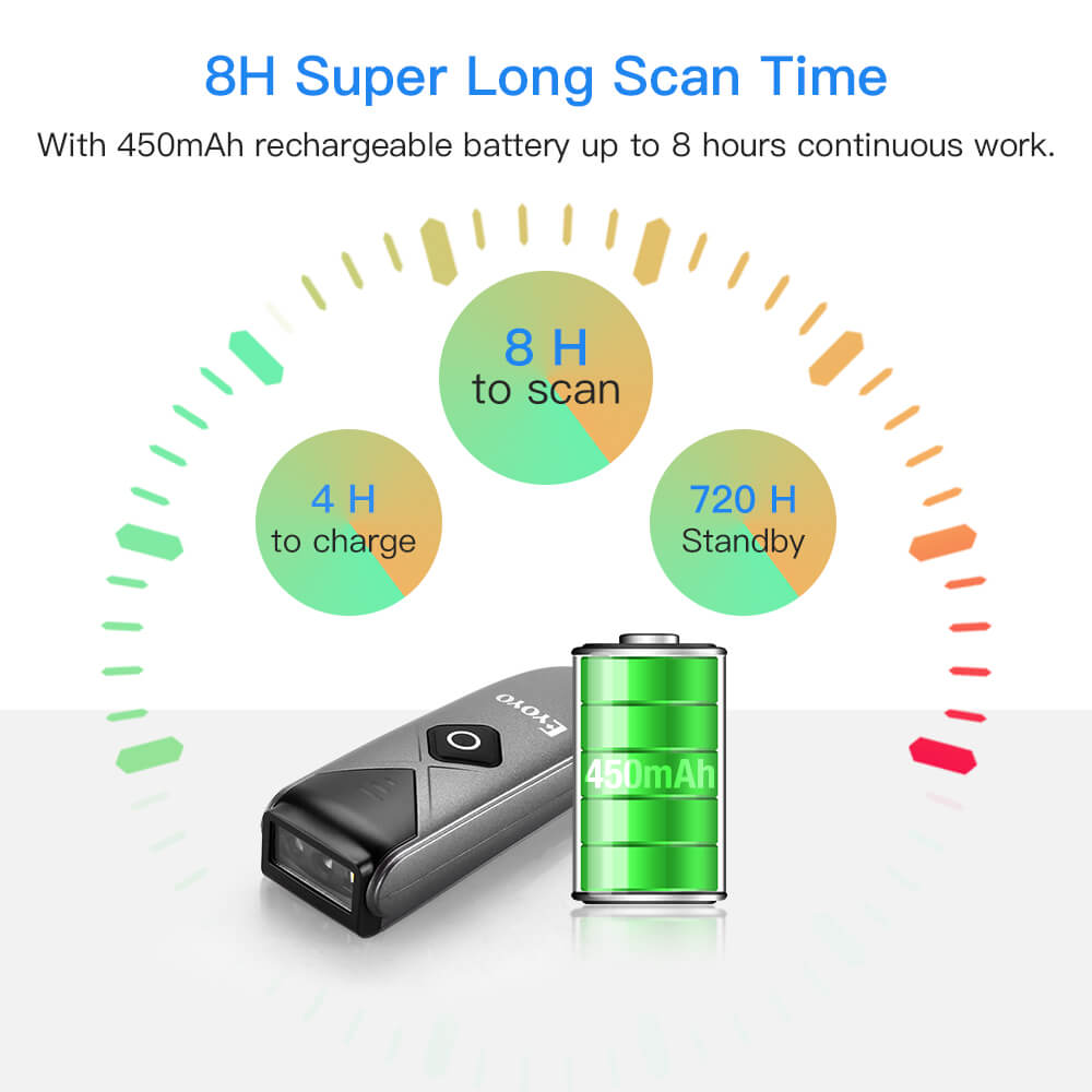 Eyoyo Mini Wireless QR Barcode Scanner – Eyoyo scan