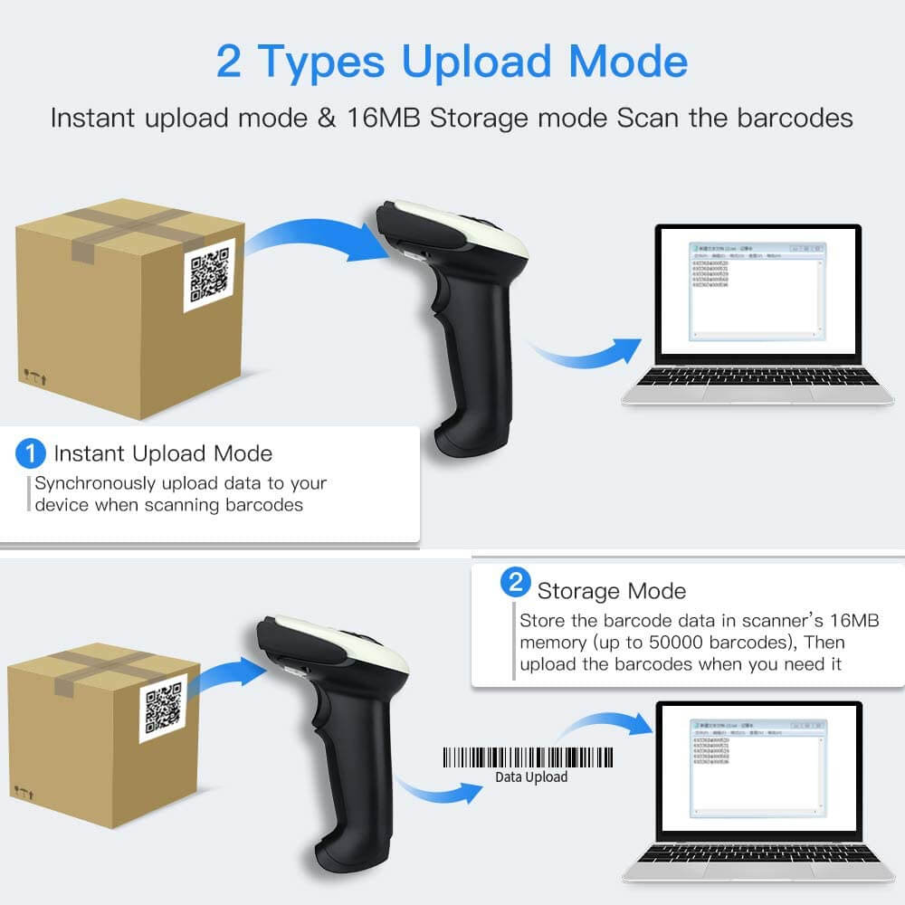 Eyoyo 2D QR Barcode Scanner with Bracket – Eyoyo scan