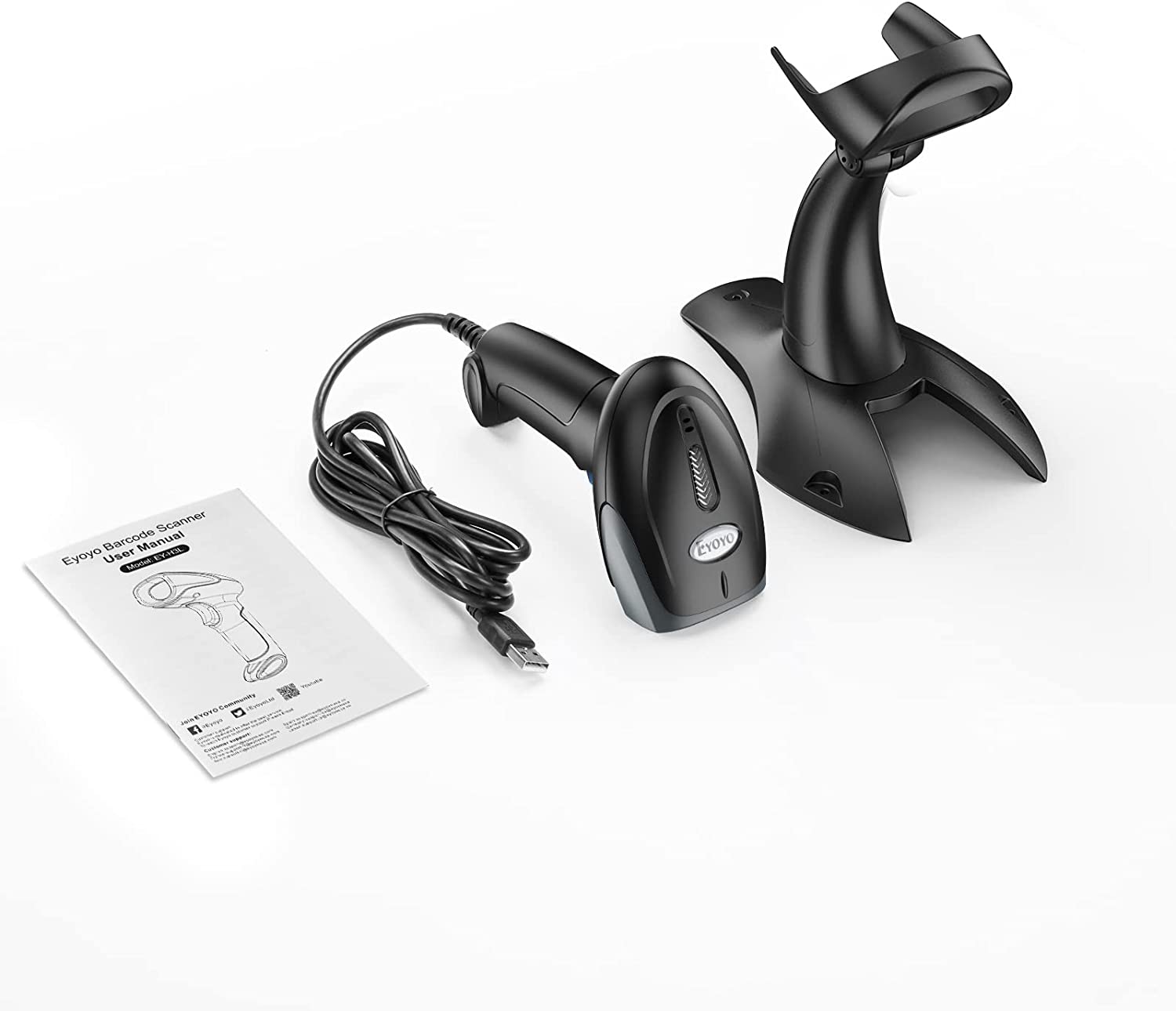 Handheld Scanner Rests Eyoyo Handheld 1D Barcode Scanner&Stand – Eyoyo scan